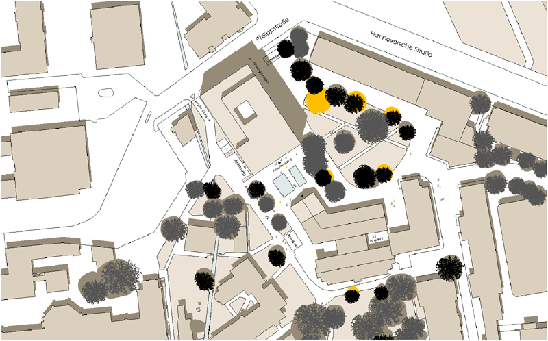 Wettbewerb Lebenswissenschaften Berlin Lageplan